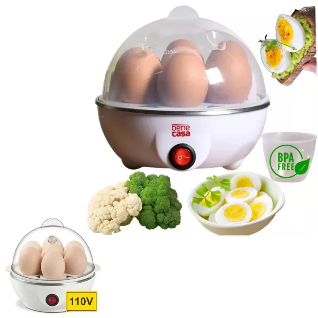 Cozedor de Ovos Elétrico Multifuncional - Egg Cooker 110V - (Cor Sortida) Generico