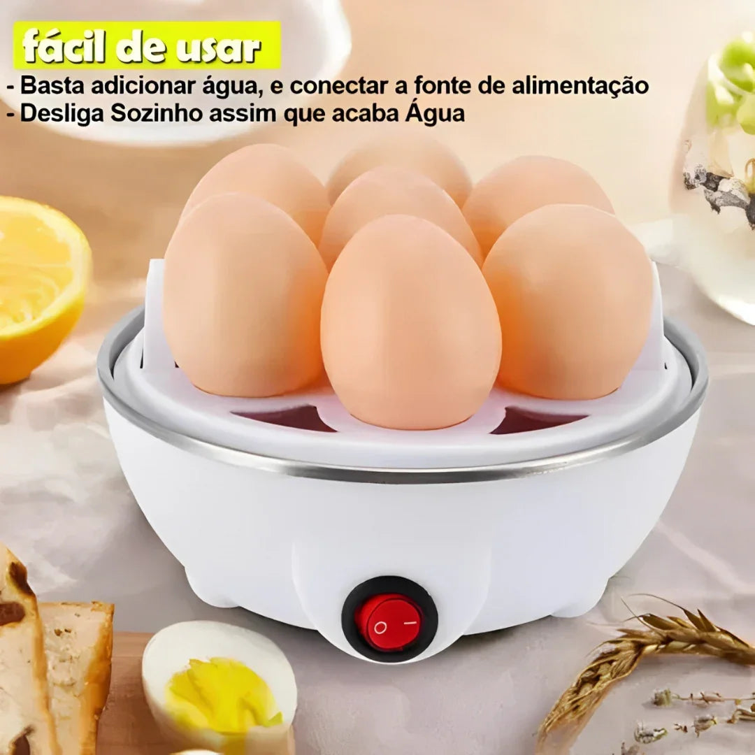 Cozedor de Ovos Elétrico Multifuncional - Egg Cooker 110V - (Cor Sortida) Generico