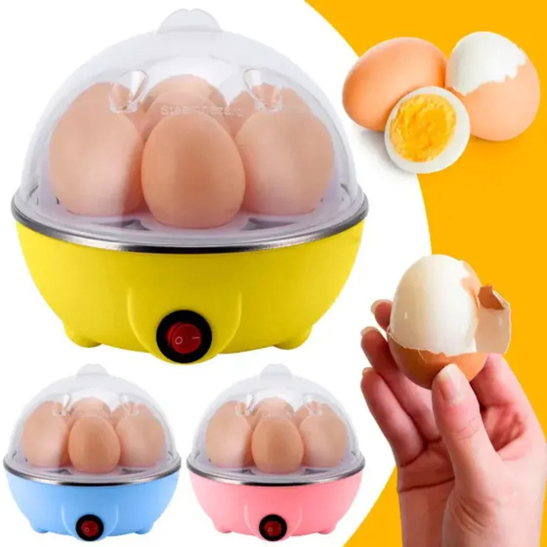 Cozedor de Ovos Elétrico Multifuncional - Egg Cooker 110V - (Cor Sortida) Generico