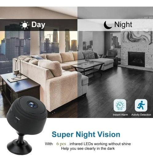 Mini Câmera A9 Segurança Wi-fi Full Hd Coibeu Cor Preto Generico