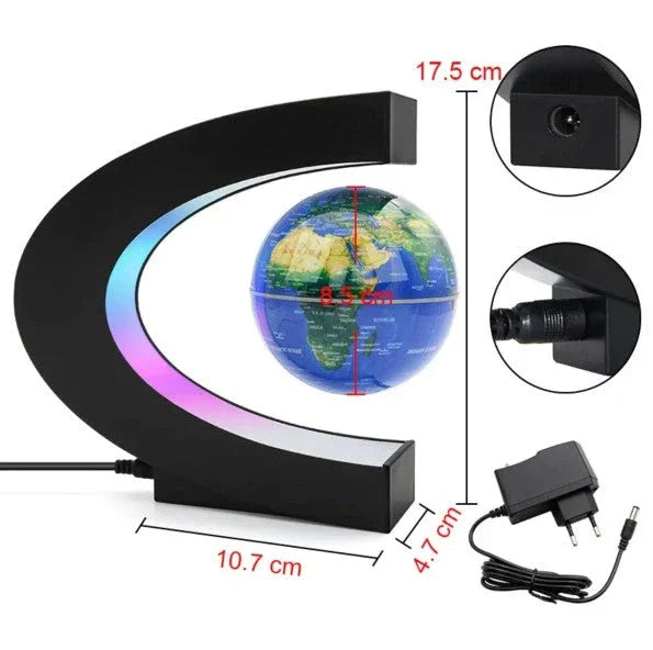 Globo Terrestre Maginetico Flutuante Levitação Led BM-F1001 Generico