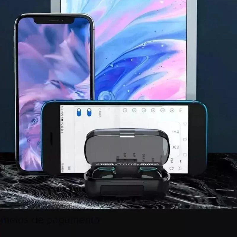 Fone Bluetooth M10 Sem Fio Display Digital AltoTech
