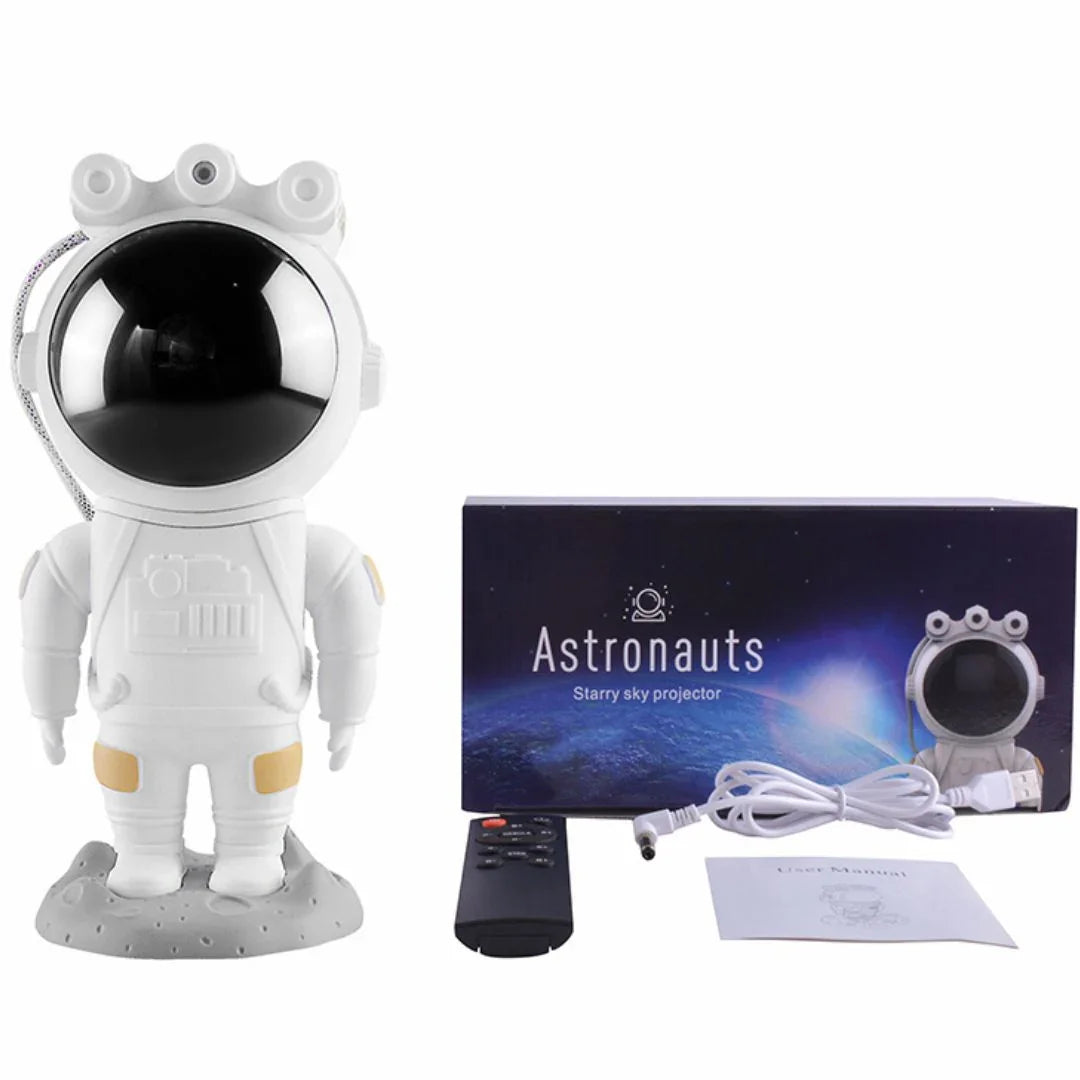 Mini Projetor Astronauta Luz Estelar com Controle Remoto Generico