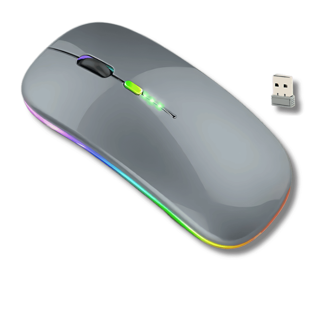Mouse Bluetooth Com/Sem Led USB 2.4ghz Estilo Apple AltoTech