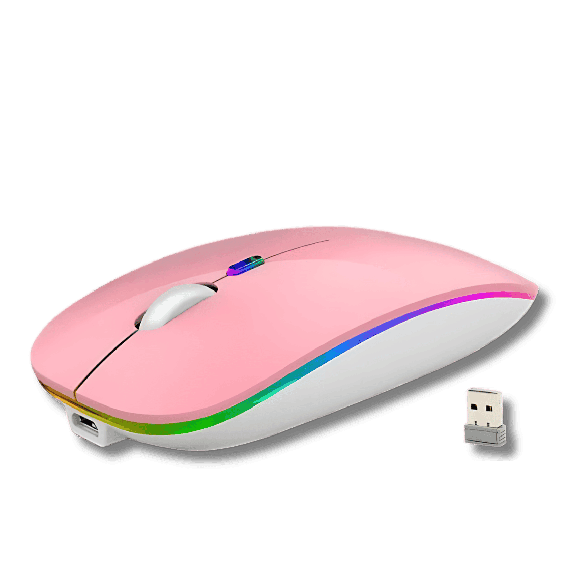 Mouse Bluetooth Com/Sem Led USB 2.4ghz Estilo Apple AltoTech