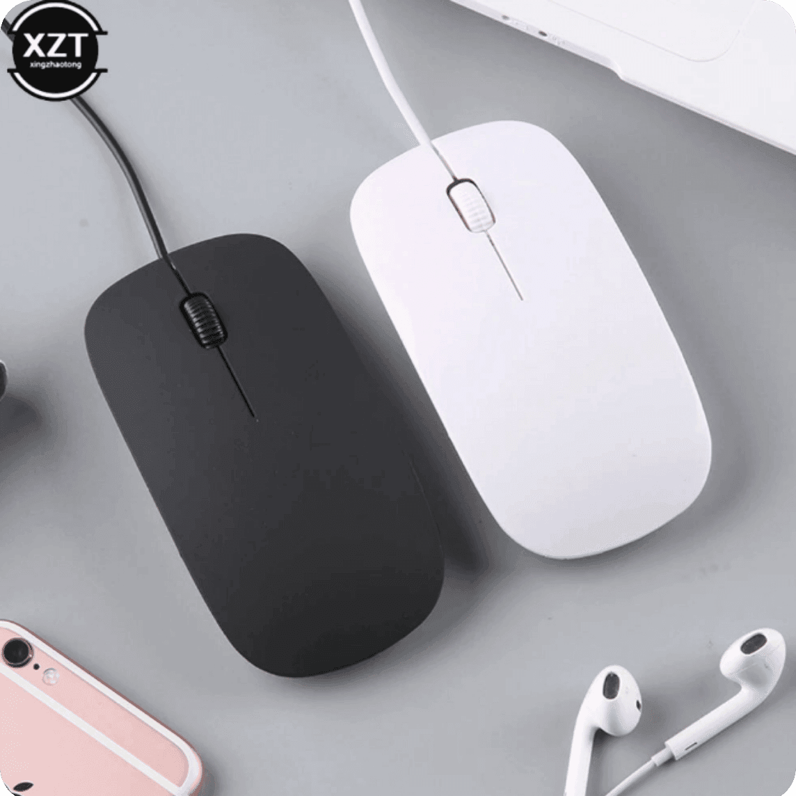 Mouse Estilo Apple com Fio 2.4Ghz AltoTech