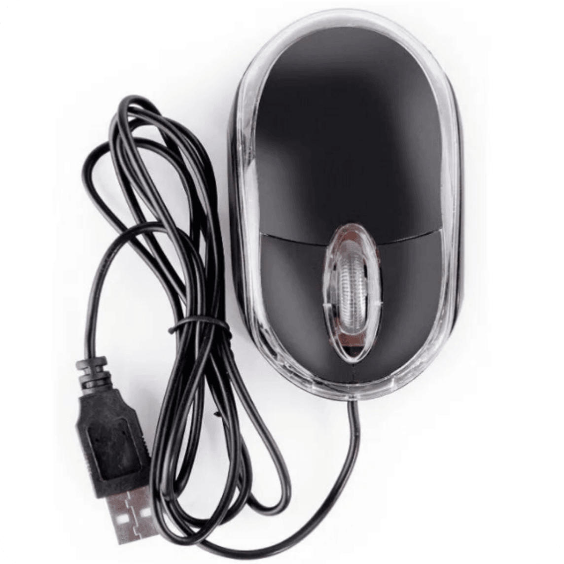 Preto Mouse com Fio Neutro 800 DPI