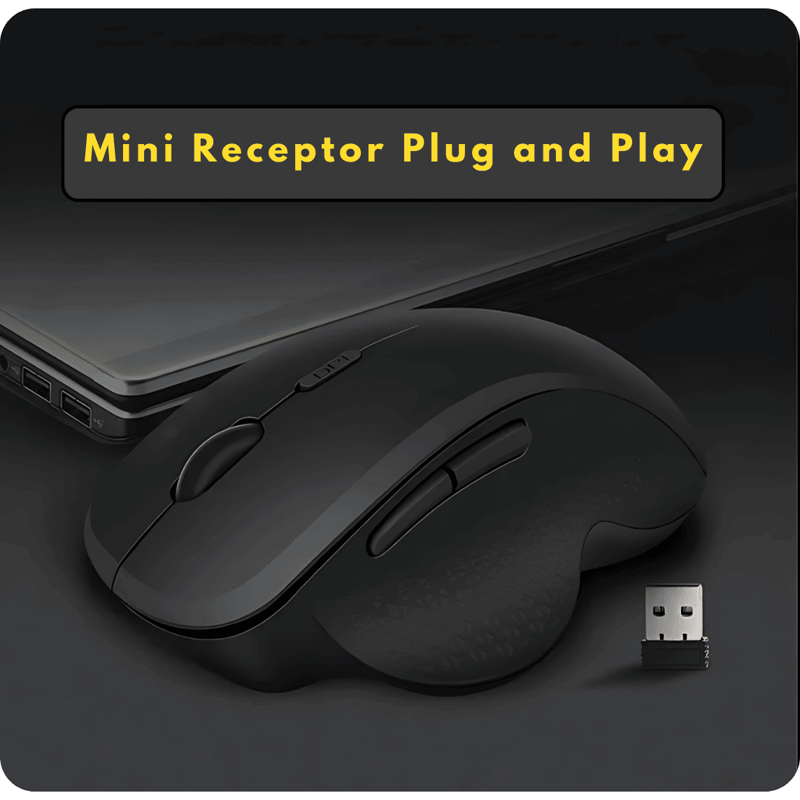 Mouse Bluetooth Recarregável DPI 1.600 USB AltoTech