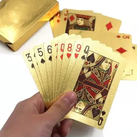 Baralho Dóllar a Prova D´Água Dourado Generico