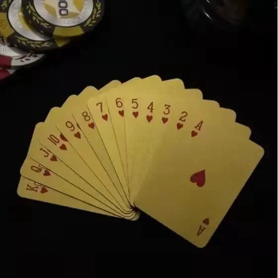 Baralho Dóllar a Prova D´Água Dourado Generico
