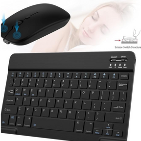 Kit Teclado e Mouse Bluetooth Tohakata