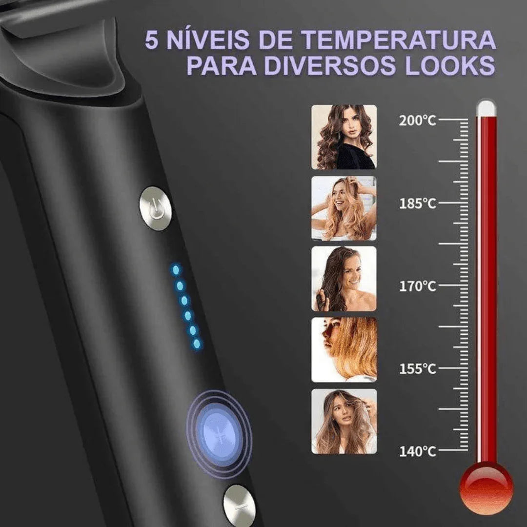 ShineBrush - Escova Alisadora Premium (Verde) AltoTech
