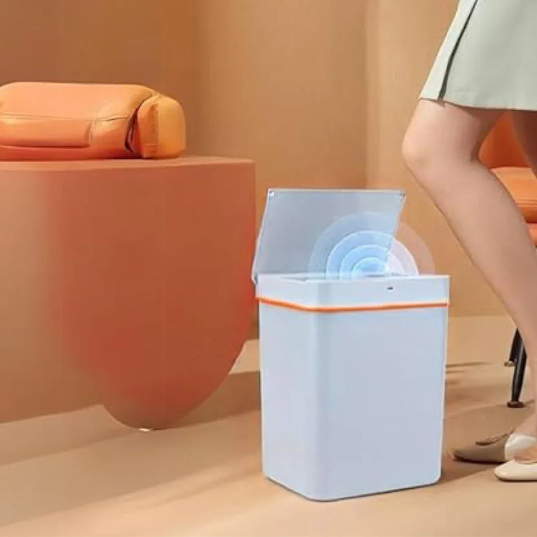 Lixeira Automática 15L Sensor de Movimento - Branco Generico