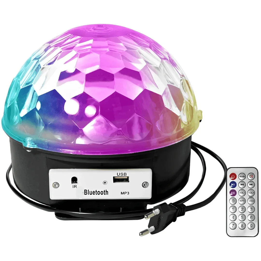 StarBlast - Bola LED com Som Bluetooth e Controle AltoTech