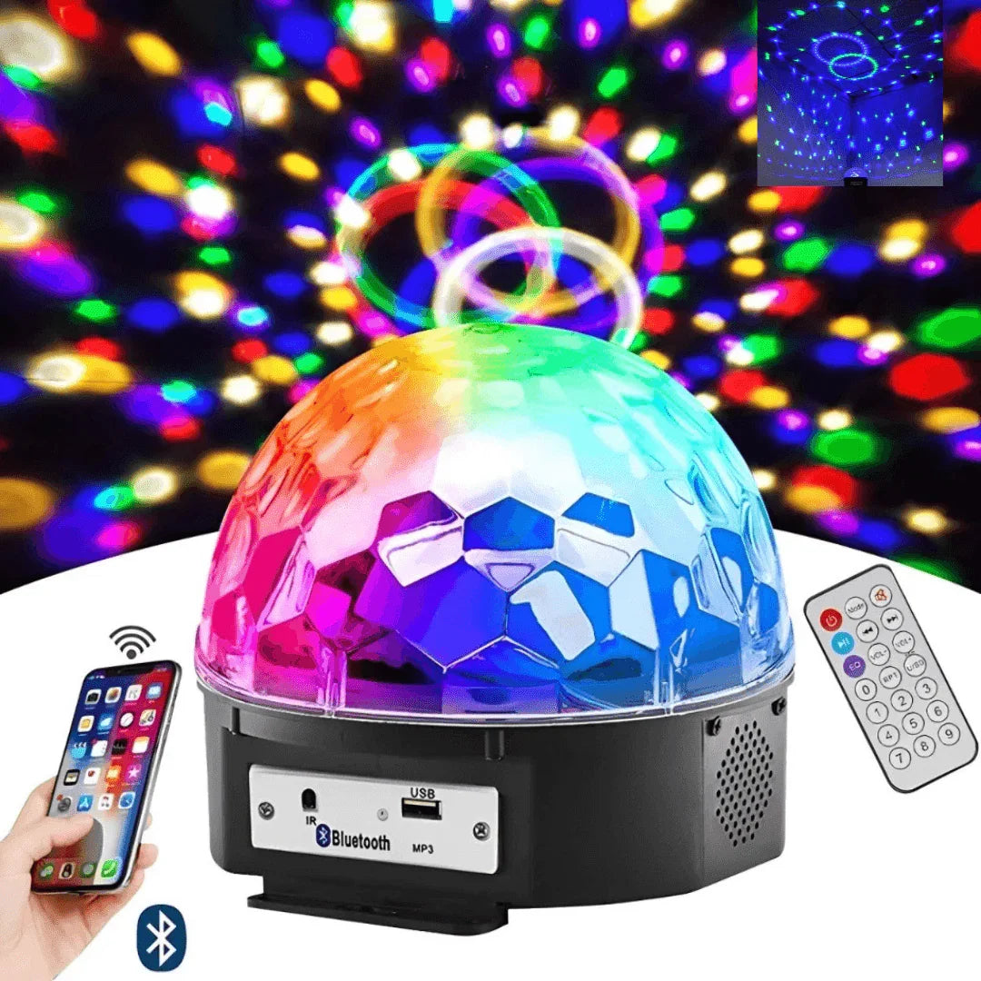StarBlast - Bola LED com Som Bluetooth e Controle AltoTech