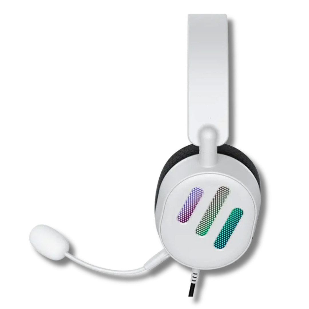 Fone Headset Gamer Rgb Usb 7.1 KD-G32 Kaidi - BRANCO