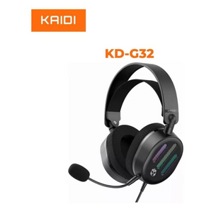 Fone Headset Gamer Rgb Usb 7.1 KD-G32 Kaidi - PRETO