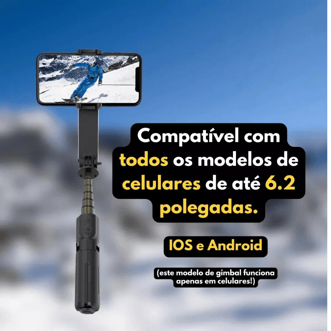 Gimbal Estabilizador Profissional de Celular L09 (3 em 1) AltoTech