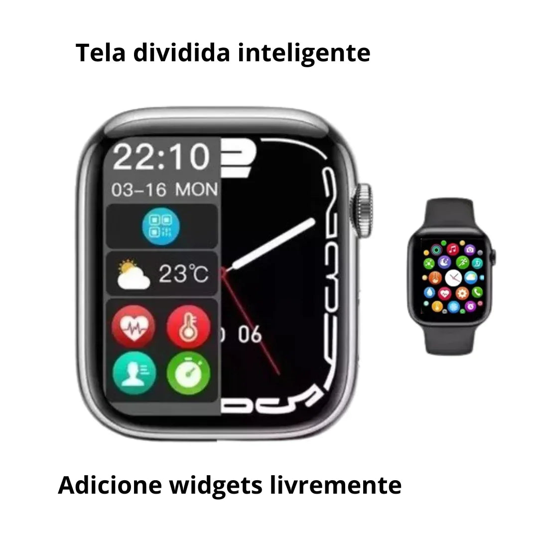 Relógio Smartwatch S28 - MultiFunções Esportes - Preto AltoTech