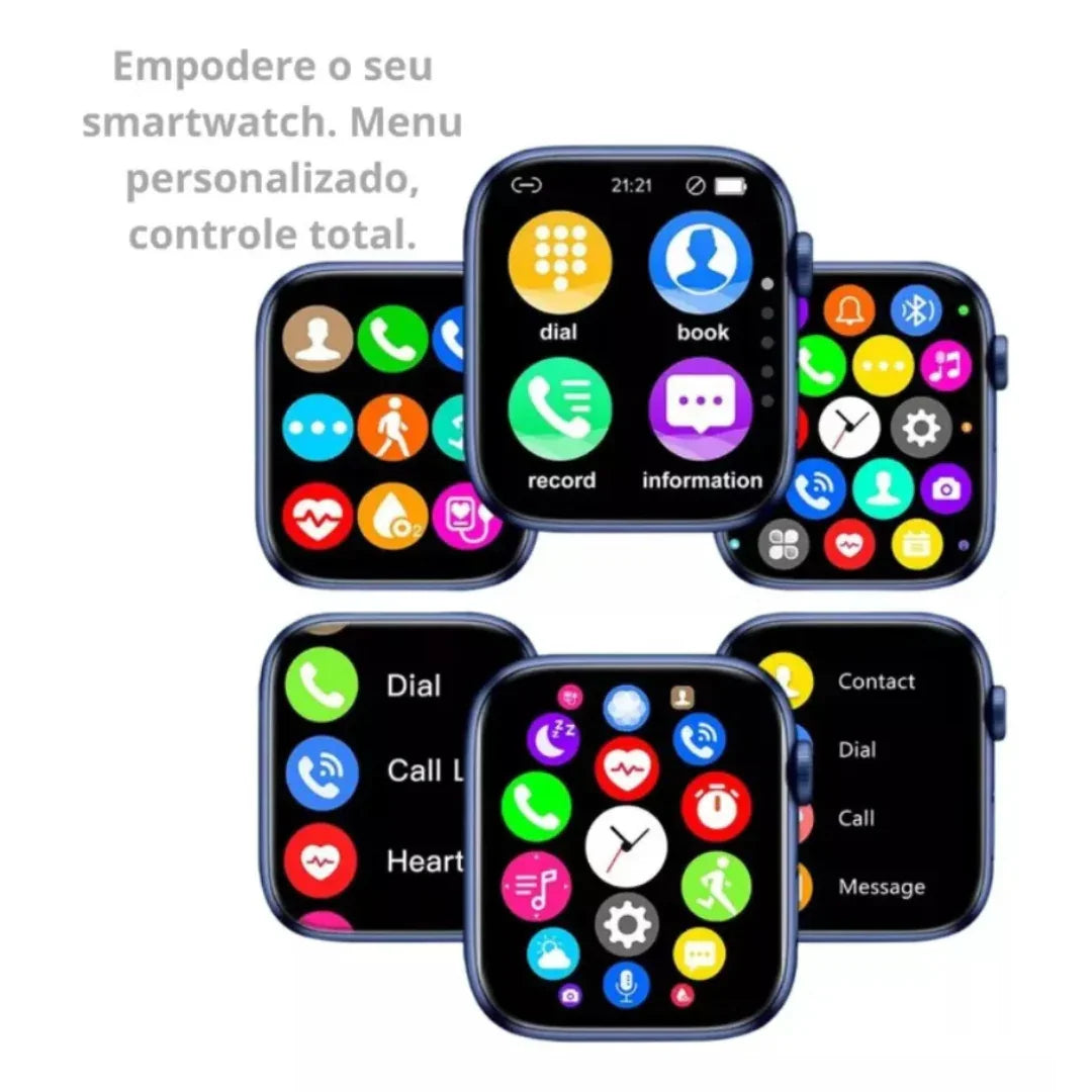 Relógio Smartwatch S28 - MultiFunções Esportes - Preto AltoTech