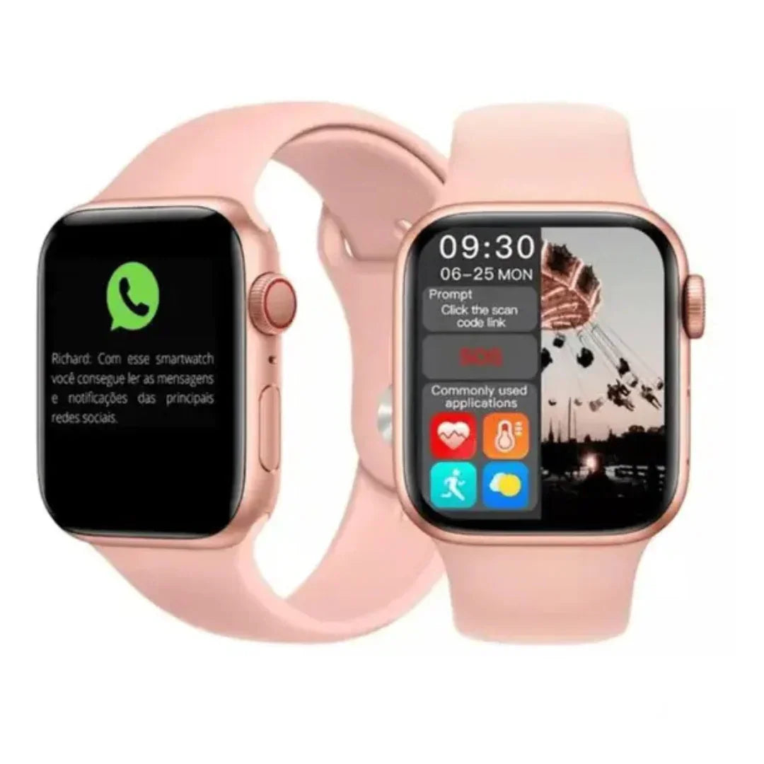 Relógio Smartwatch S8 Pro Series 8 - Rosa AltoTech