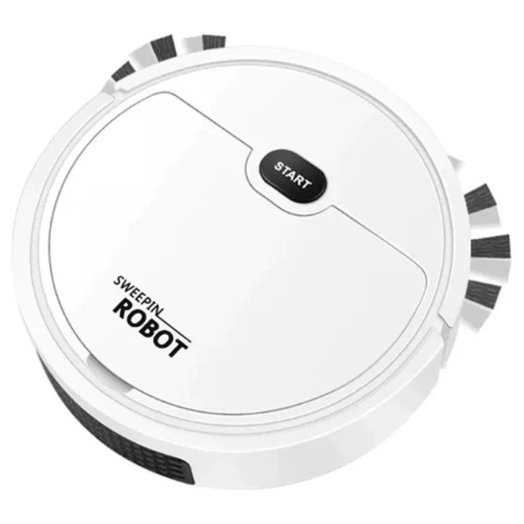Robô Aspirador de Pó Recarregável - Sweepin Robot (Branco) AltoTech