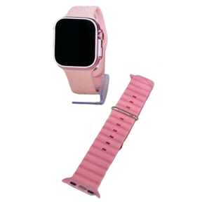 Smartwatch GS9 Ultra Mini 41mm + 2 Pulseiras (ROSA)