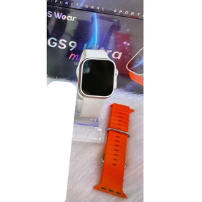 Smartwatch GS9 Ultra Mini 41mm + 2 Pulseiras (BRANCO)