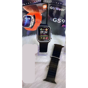 Smartwatch GS9 Ultra Mini 41mm + 2 Pulseiras (PRETO)