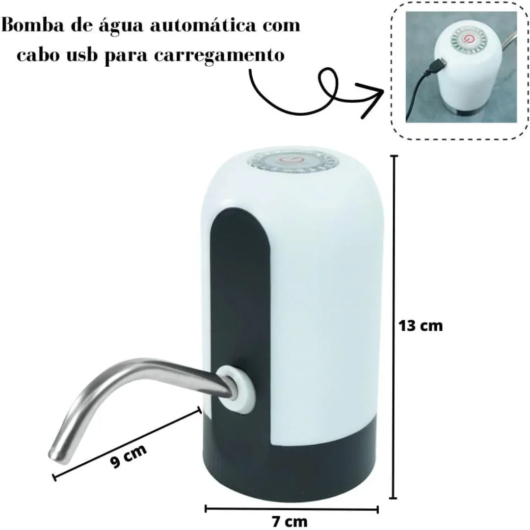 Bomba Filtro de Água Dispenser Automático Alta Potencia BOM-8810 Generico
