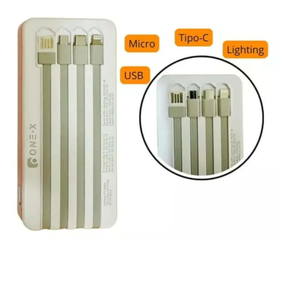 CARREGADOR PORTÁTIL COM DISPLAY 10000MAH PT-0953 Generico