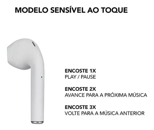 i12 - Fone De Ouvido Bluetooth