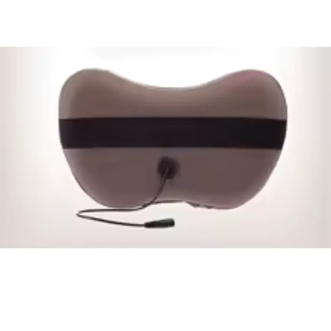 ALMOFADA MASSAGEM - para Alívio de Dor de Pescoço, Pernas, Costas e Pés.( Marrom) Generico