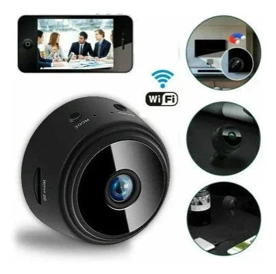 Mini Câmera A9 Segurança Wi-fi Full Hd Coibeu Cor Preto Generico