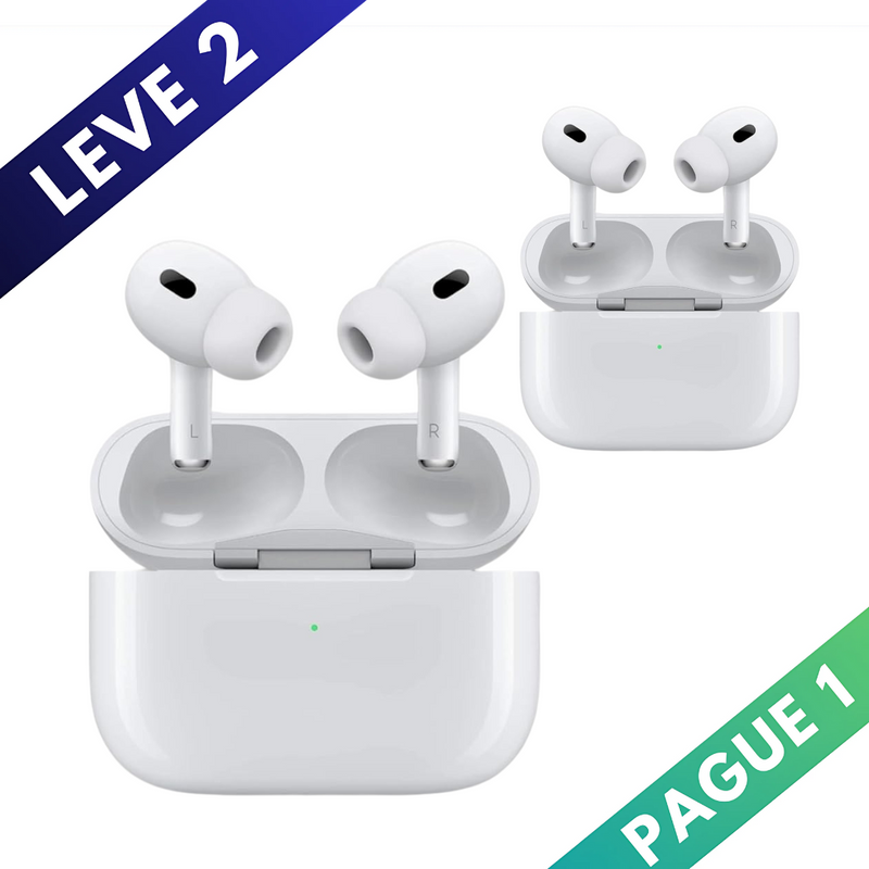 Kit Fone Bluetooth AirPods Pro 2® - Leve 2 Pague 1