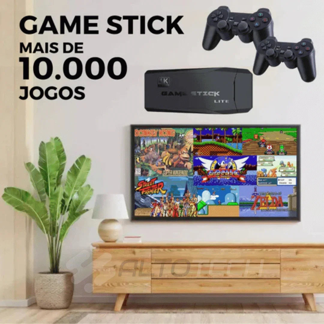 PlayStream 4K - Game Stick com Gráficos Ultra HD AltoTech