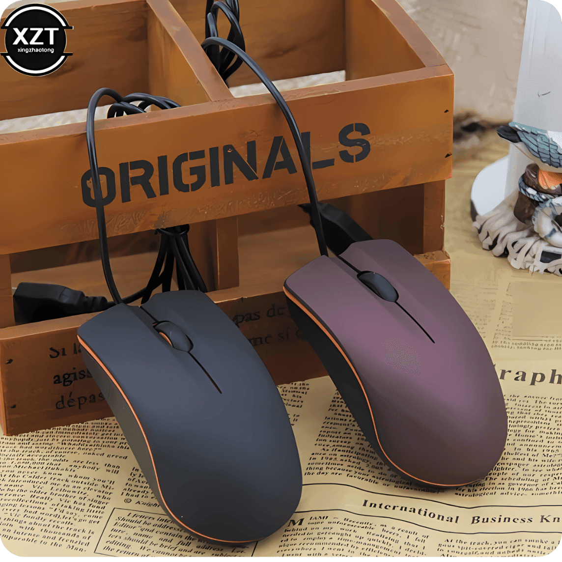 Mini Mouse 3D com fio Ergonômico para Pc e Notebook AltoTech