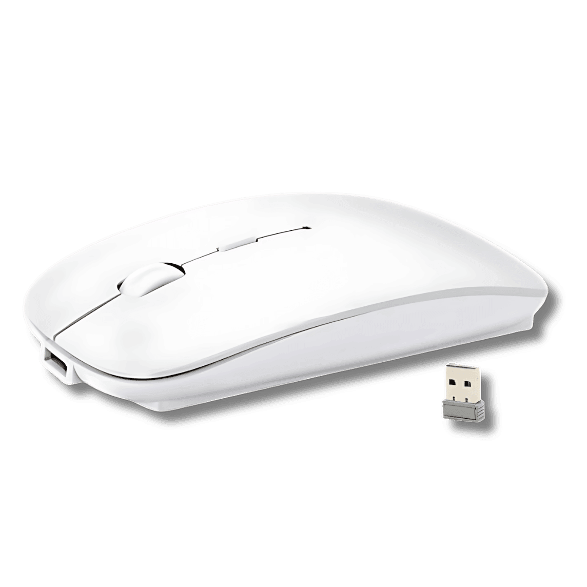 Mouse Bluetooth Com/Sem Led USB 2.4ghz Estilo Apple AltoTech