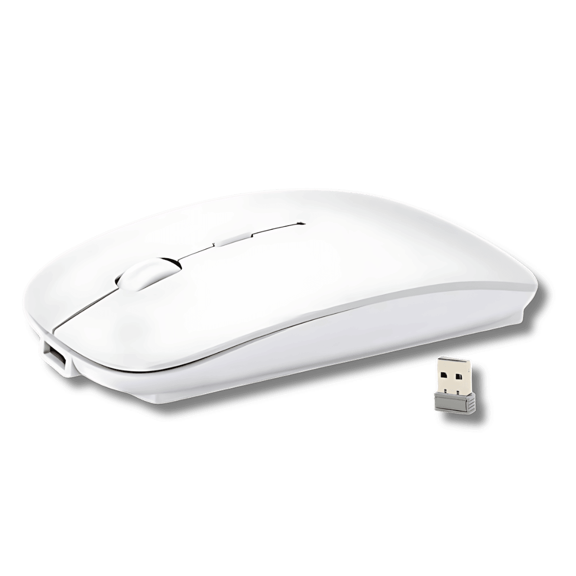 Mouse Bluetooth Com/Sem Led USB 2.4ghz Estilo Apple