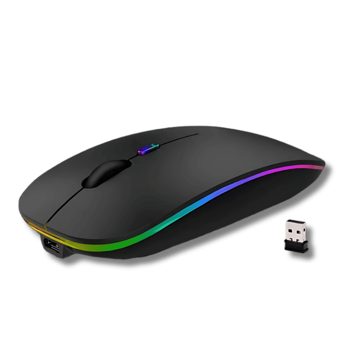 Mouse Bluetooth Com/Sem Led USB 2.4ghz Estilo Apple AltoTech