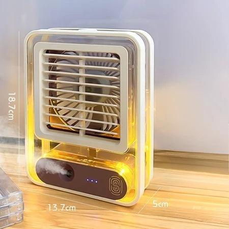 AirGlow Pro - Luminária, Umidificador e Ventilador 3 em 1 AltoTech