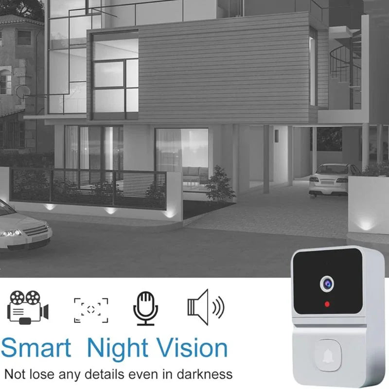 Campainha de vídeo inteligente WIFI com visão noturna com App Premium Generico