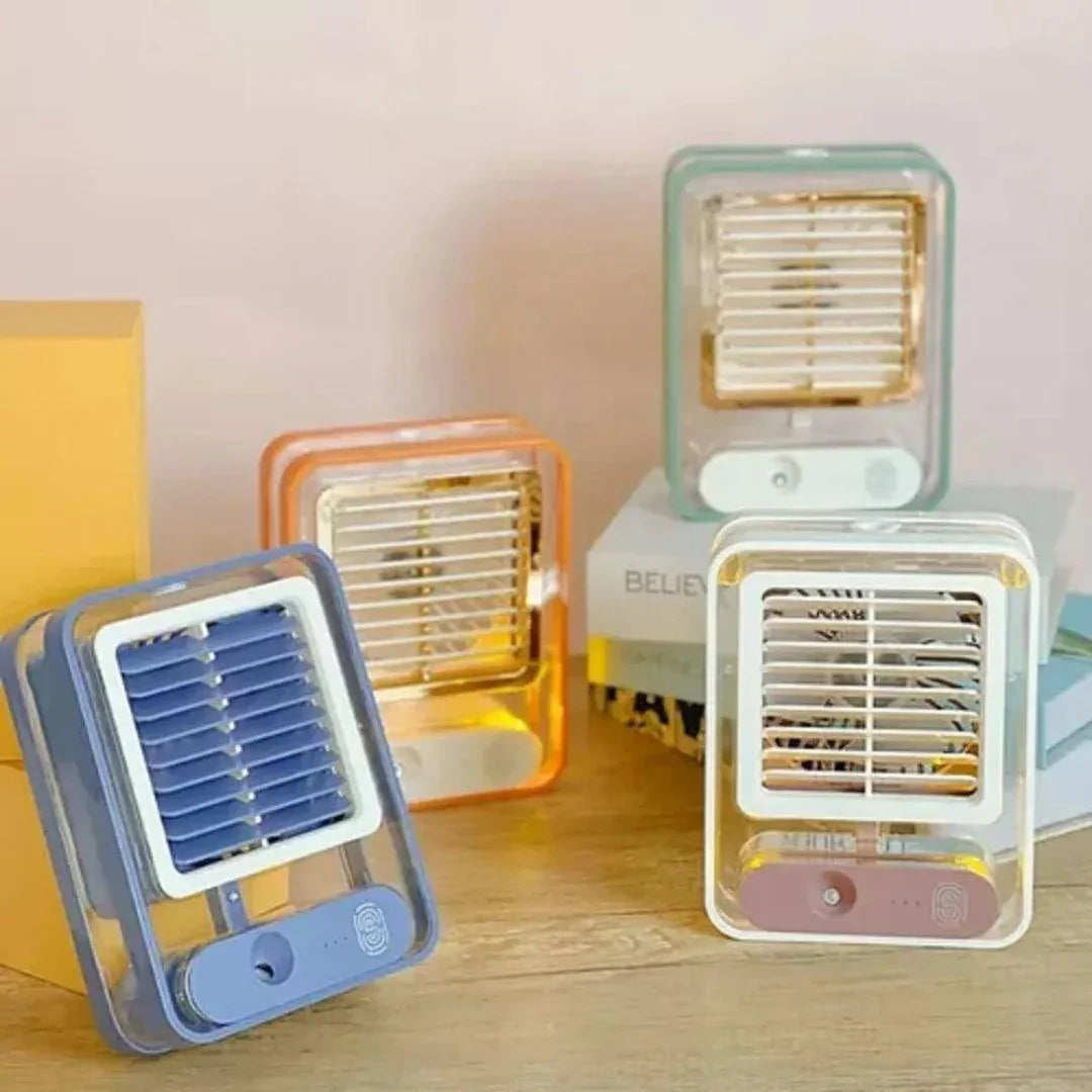 AirGlow Pro - Luminária, Umidificador e Ventilador 3 em 1 AltoTech