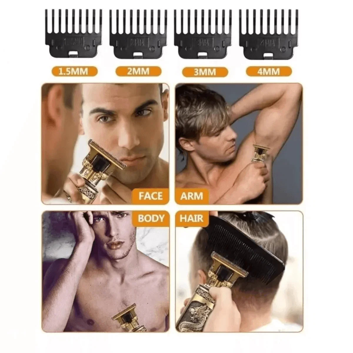 BladeDragon - Aparador de Cabelo e Barba Sem Fio Avançado AltoTech