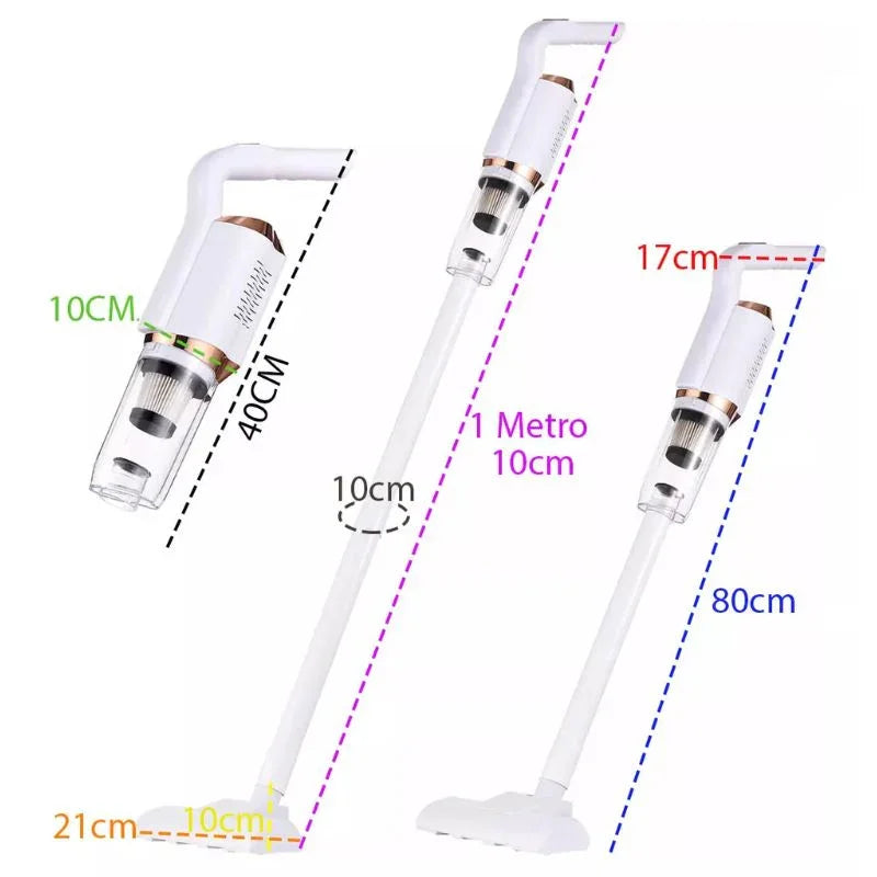 Aspirador de Pó Portátil Sem Fio Vertical Multifuncional BM-F1061 Generico