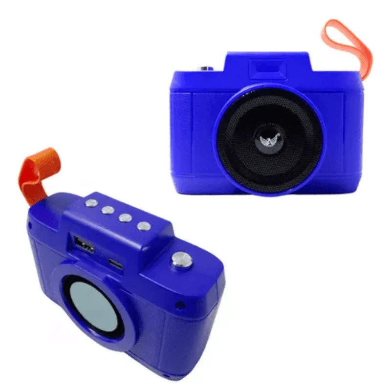 Caixa Bluetooth Portátil Design Retrô Câmera Altomex AltoTech