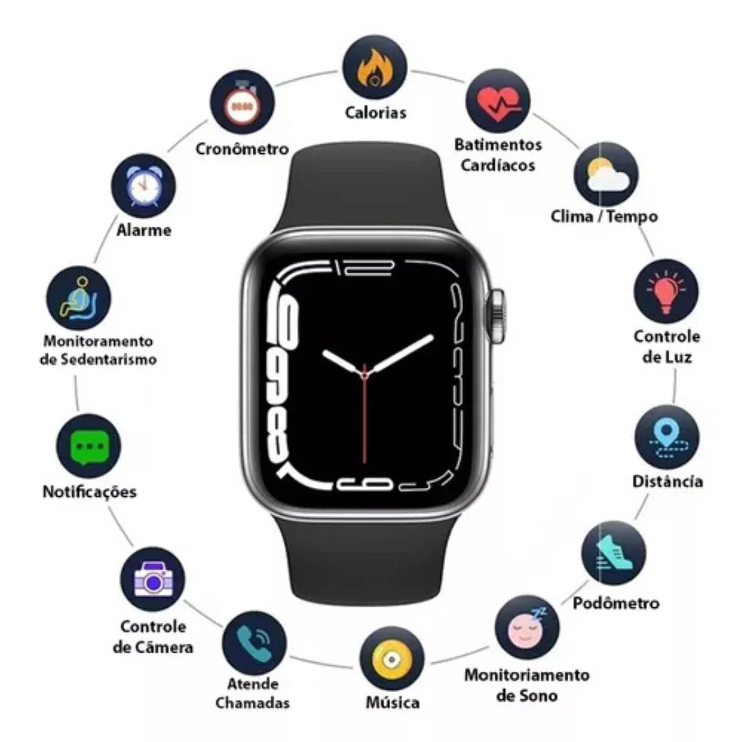 Relógio Smartwatch S8 Pro Series 8 - Rosa AltoTech
