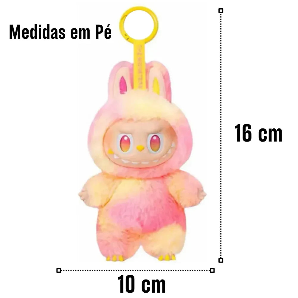 KIT SEM CAIXA + ROUPAS - Geração 3  (Sortidos) - Kit 1 Labubu Monstros Mini Pelúcias Colecionável Personalizável + 1 Roupa Generico