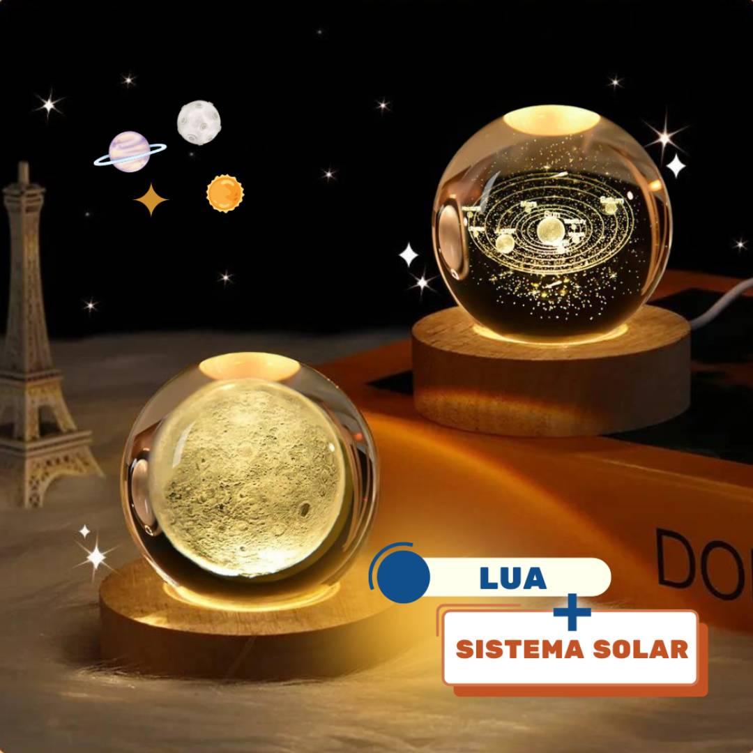 Luminária Planetária - Luz do Universo - Compre 1 Leve 2 (base inclusa)