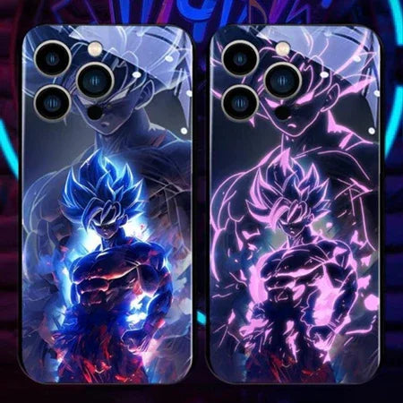 Case para Iphone do Dragon Ball Colorida LED Incandescência